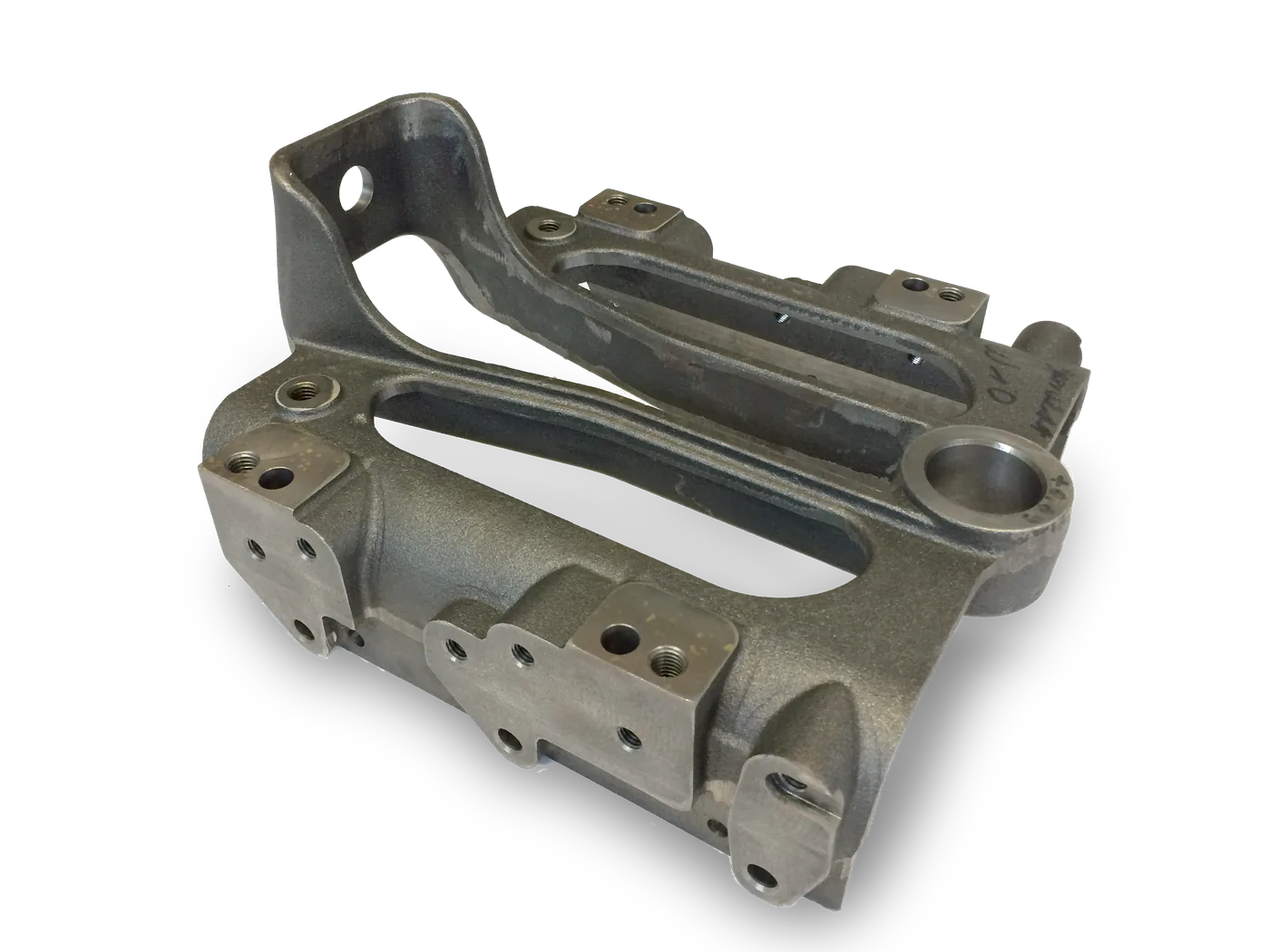 Movable bracket - welded construction redesigned into ductile iron casting project image